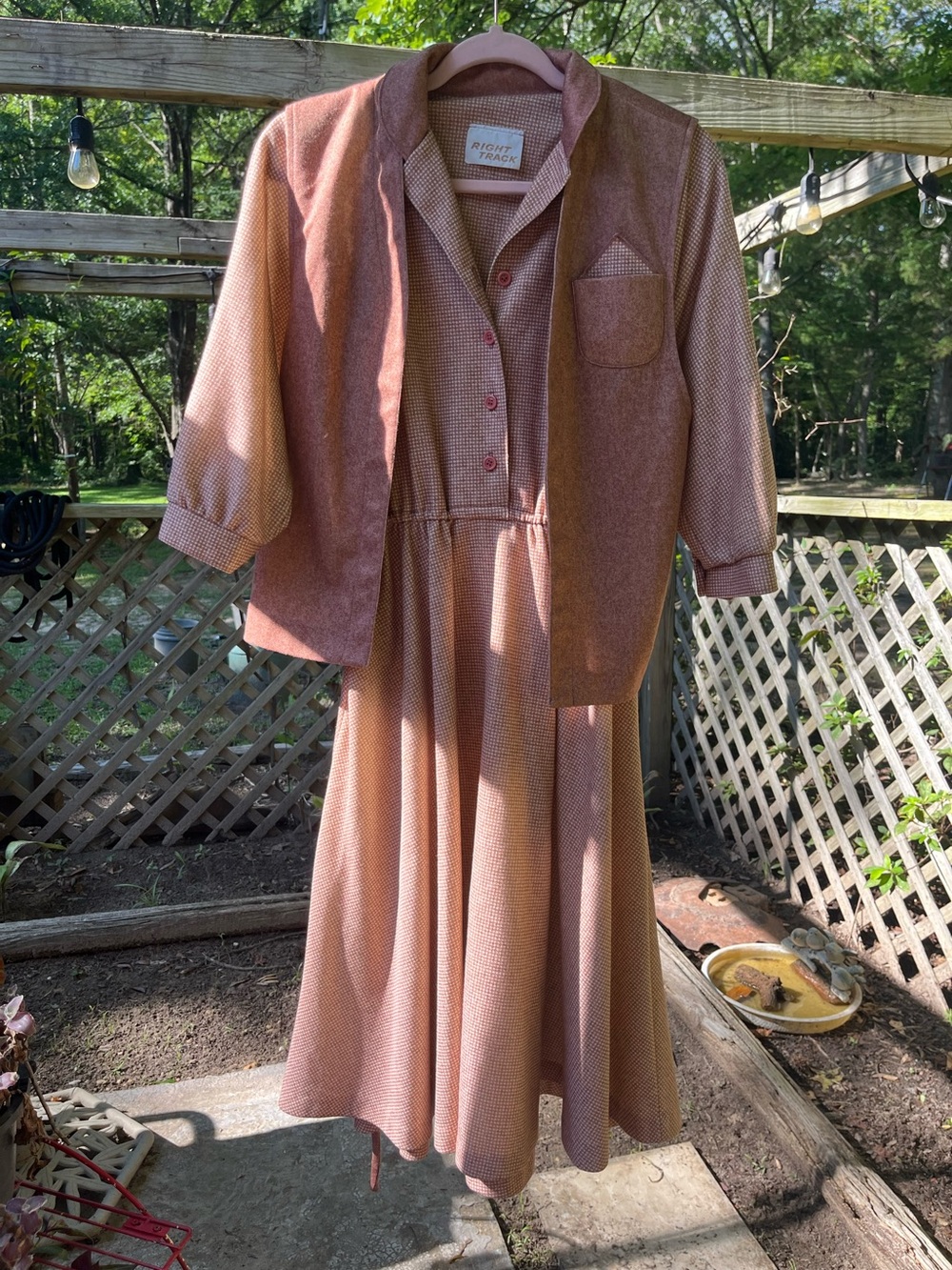 Right Track Dress and Vest